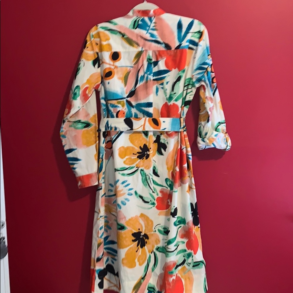 Anthropologie Floral Print Dress - Picture 3 of 7